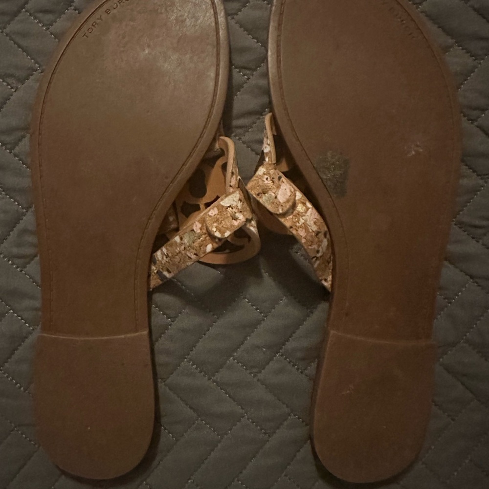 Tory Burch Brown Patterned Sandals - Picture 5 of 5